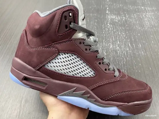Reps TBkick Jordan 5 Burgundy Air DZ4131-600 0608